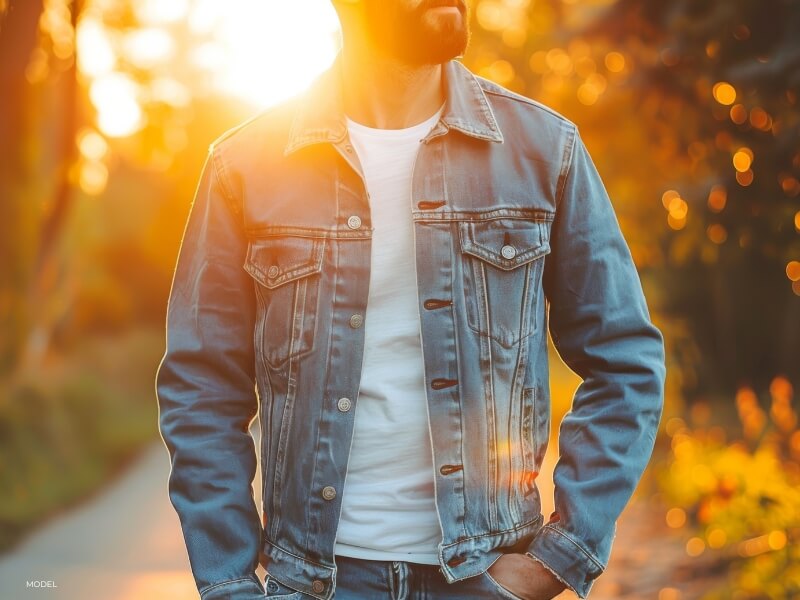 model photo of a fit, happy, confident man enjoying life